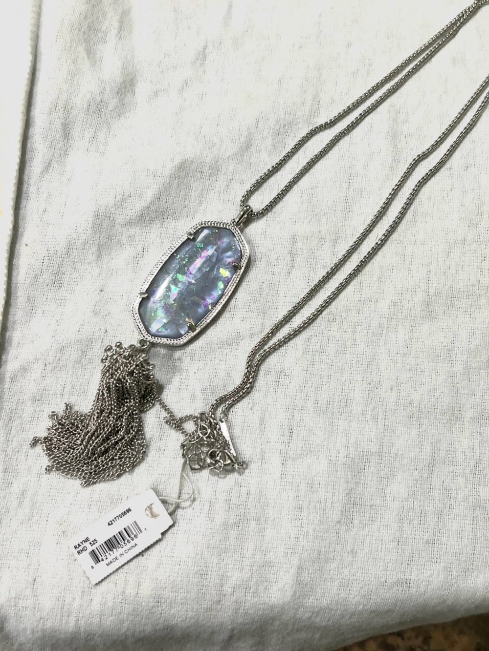 Kendra Scott iridescent lilac Rayne